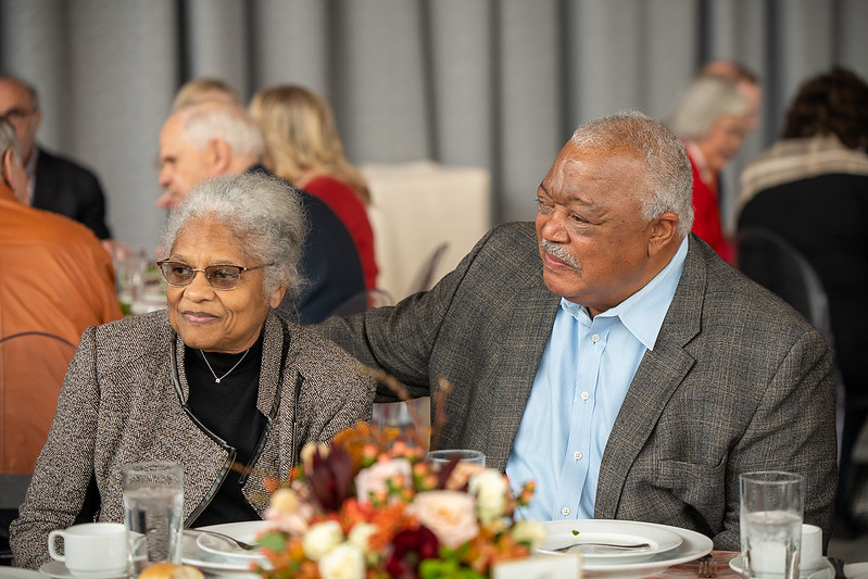 Patricia and Melvin Stith at an event
