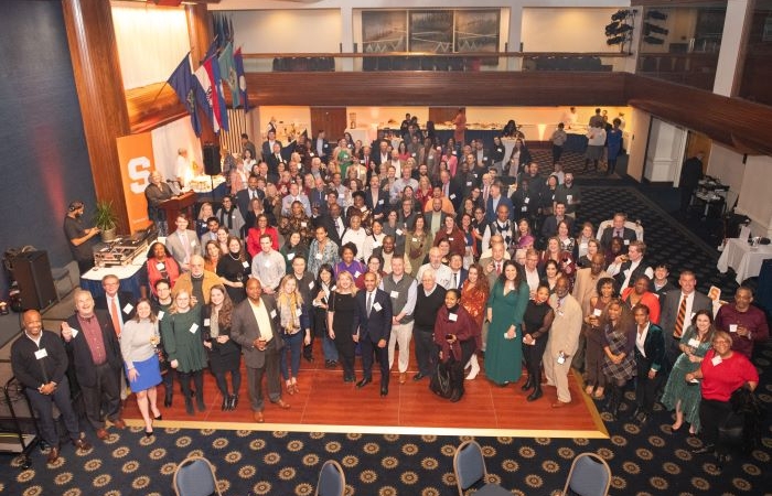 Attendees at DC holiday gathering